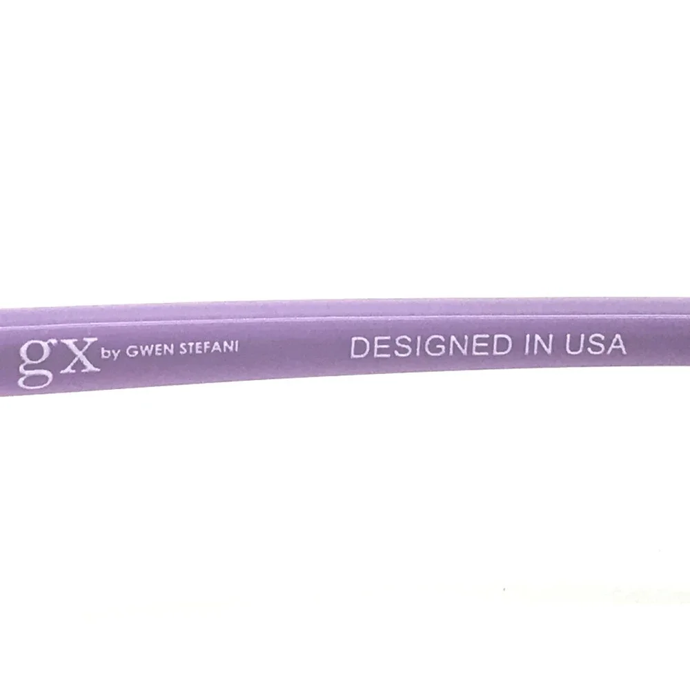 GX by Gwen Stefani Eyeglasses Frames GX824 PUR Purple Gradient Cat Eye 50-16-130